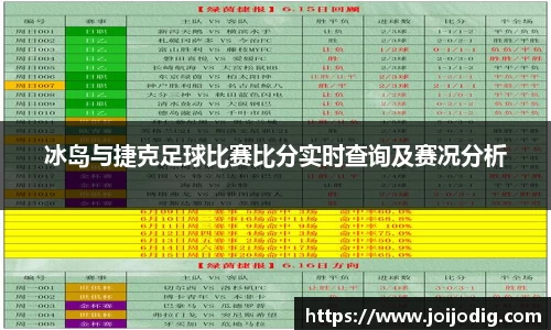 冰岛与捷克足球比赛比分实时查询及赛况分析